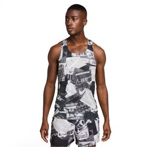 Nike Dri-FIT Fast Run Energy Running Singlet Tank Top HJ4160-045 Men’s Size M